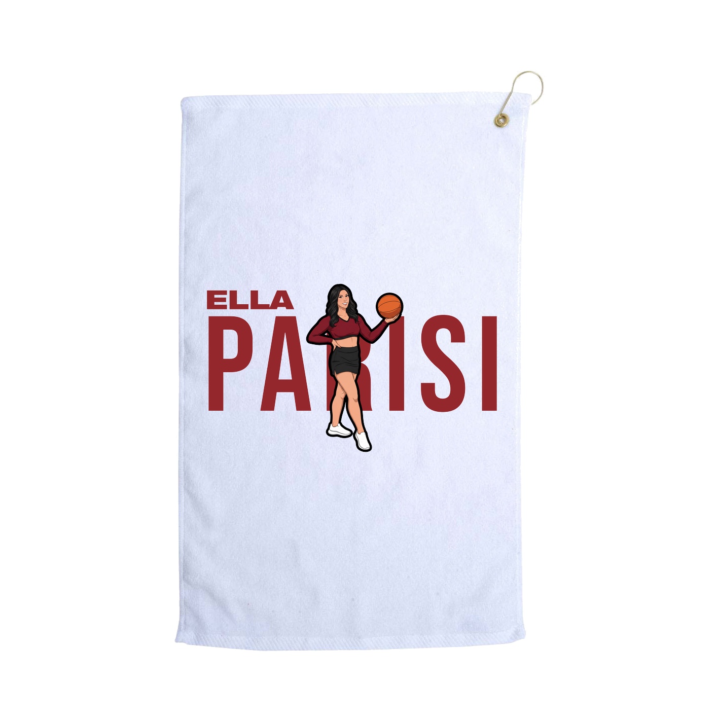Golf Towel — Player Name in White
