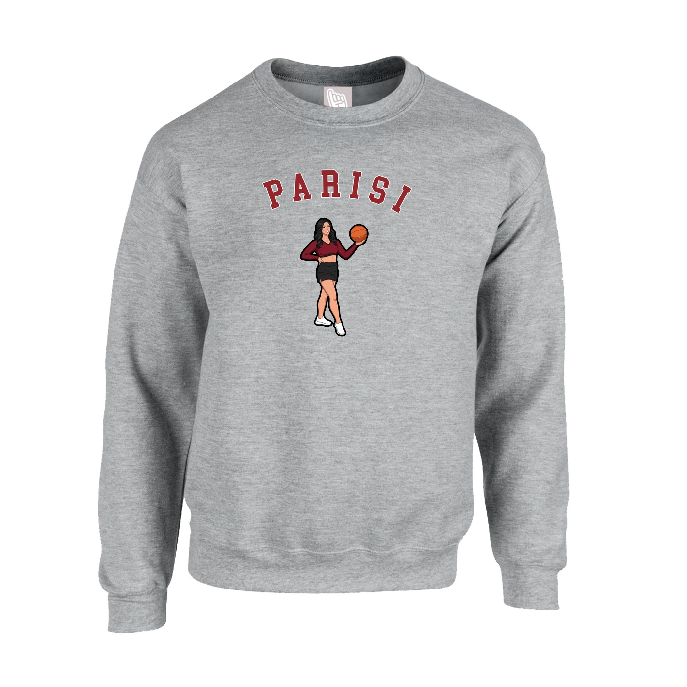 Fleece Crew — Shirsey Arch in Grey