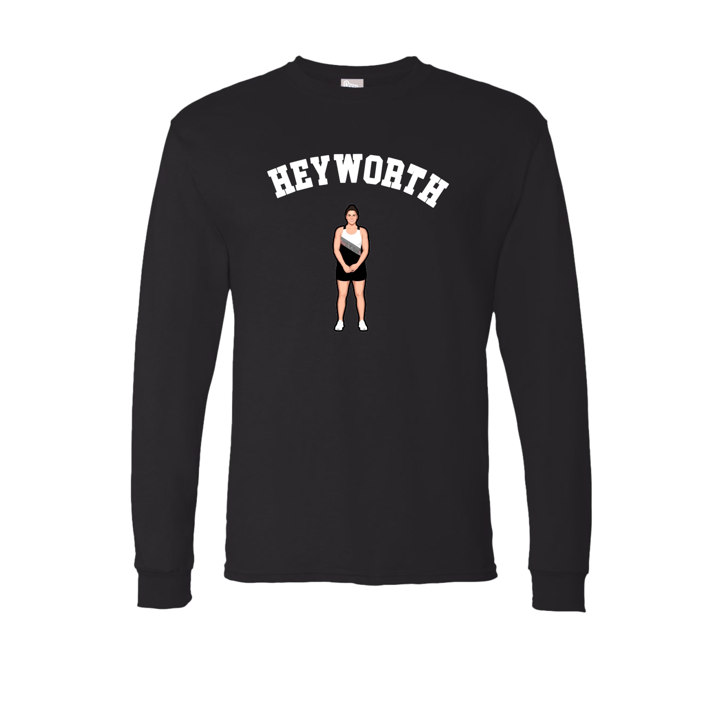Long Sleeve Tee — Shirsey Arch in Black