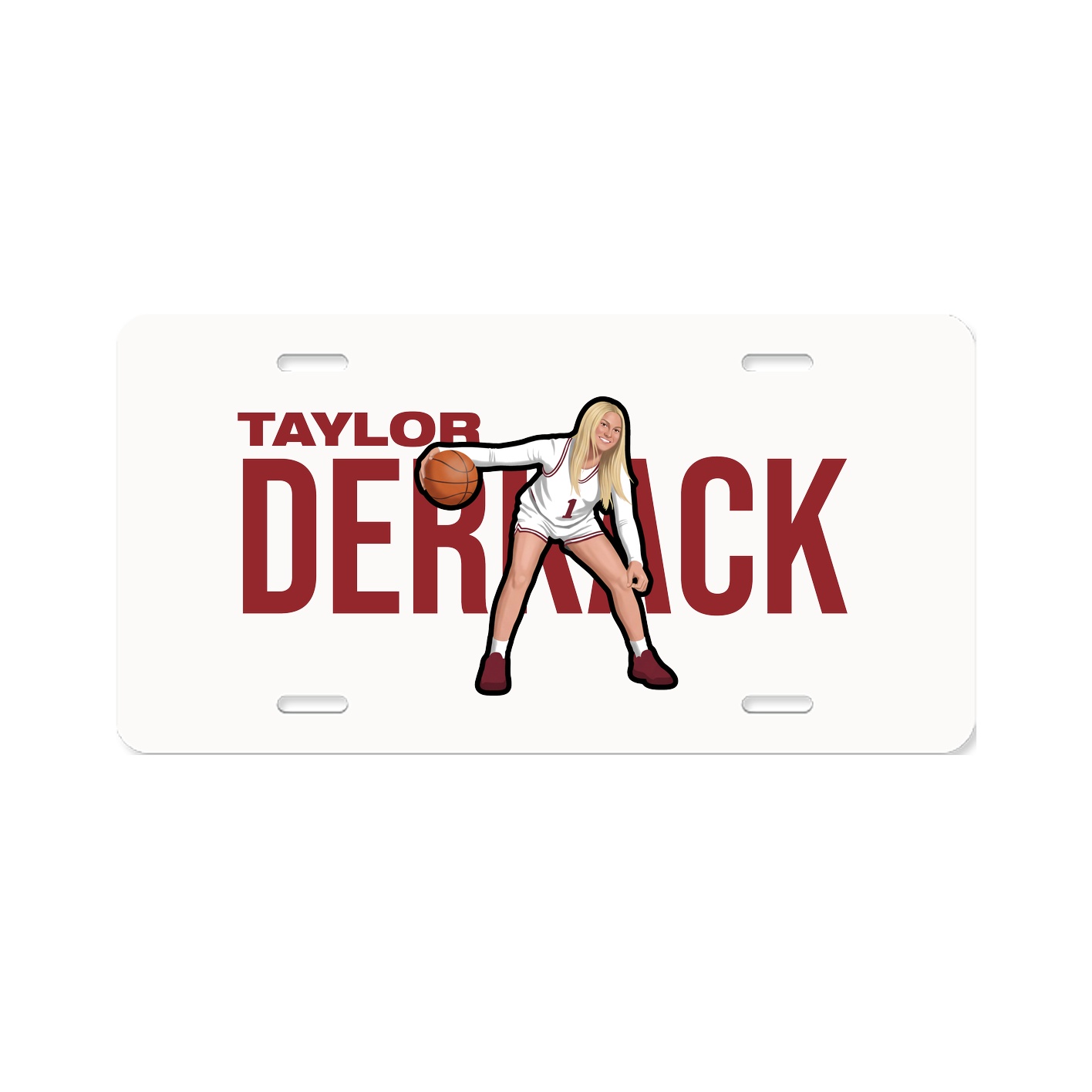 License Plate — Player Name in Classic