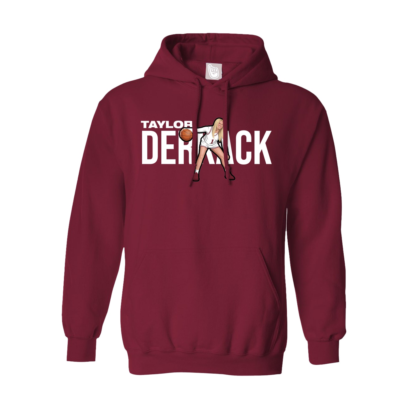 Hoodie — Player Name in Cardinal