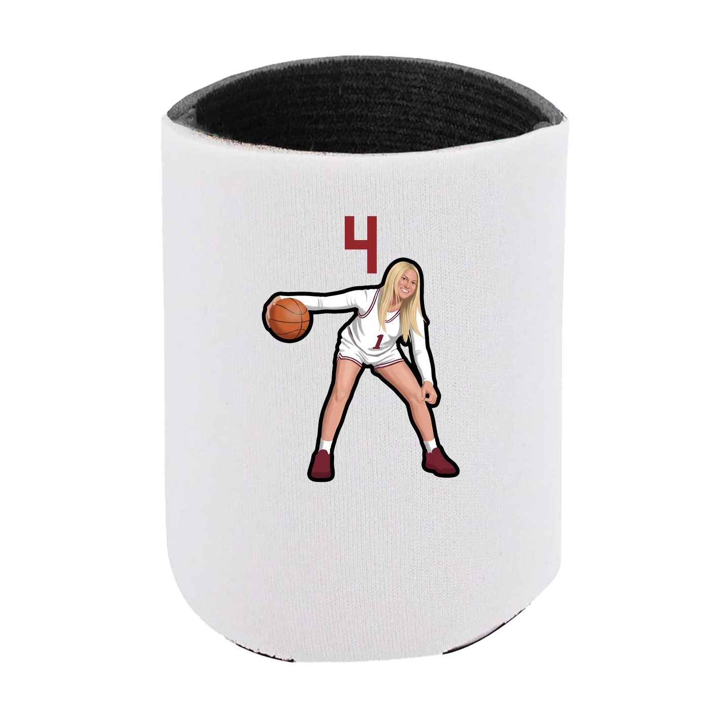 Can Holder — Number Top in White