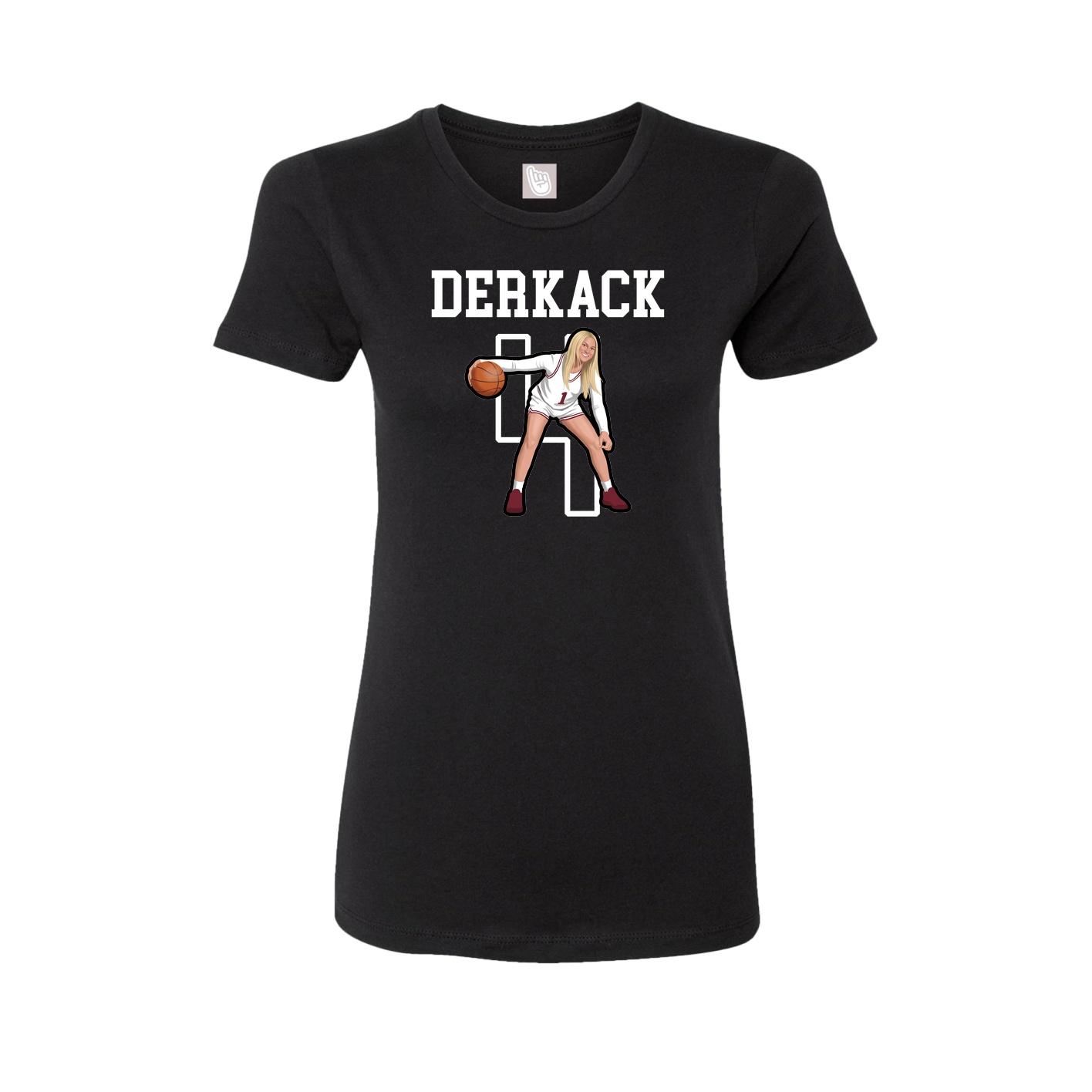 Fitted Women's Tee — Shirsey in Black