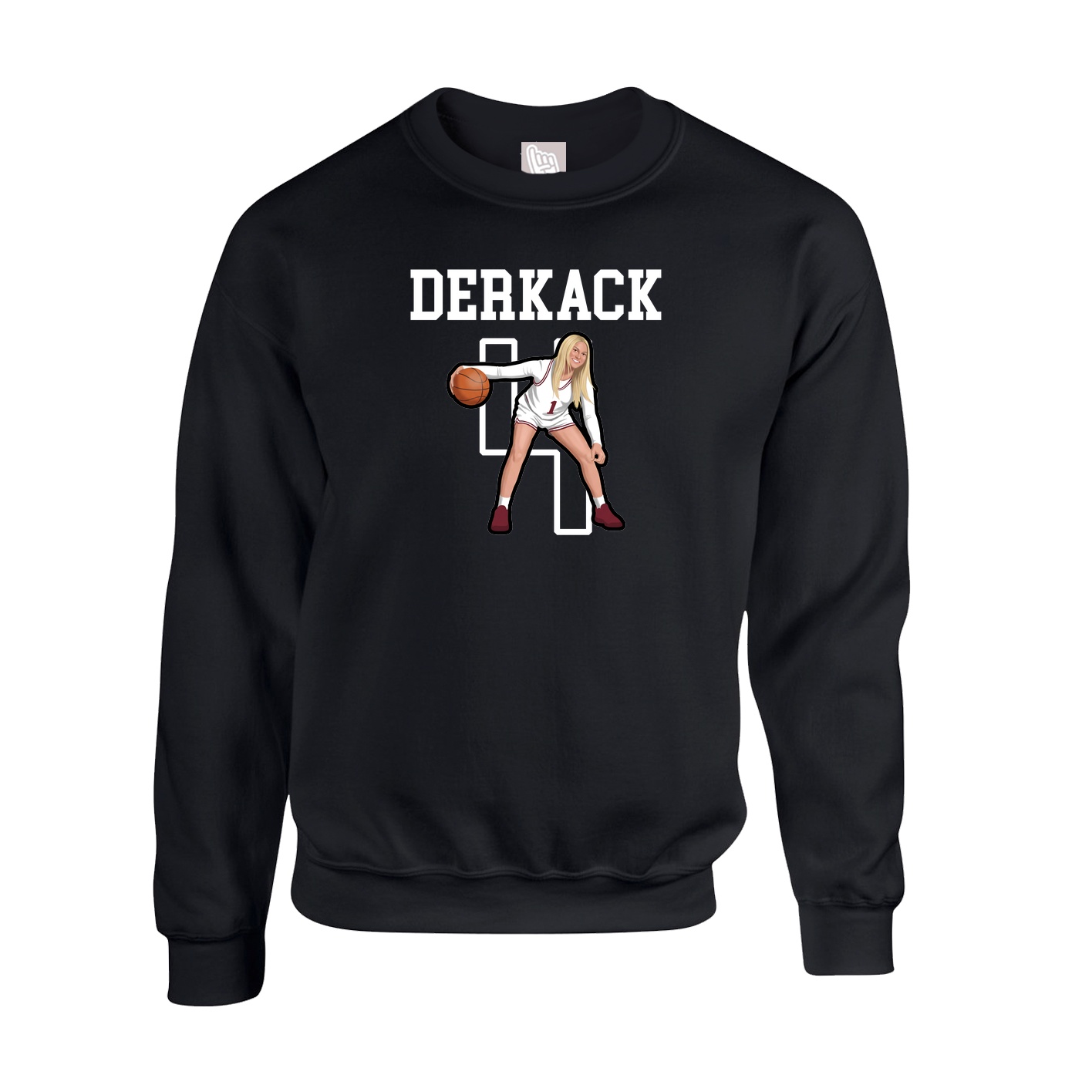 Fleece Crew — Shirsey in Black