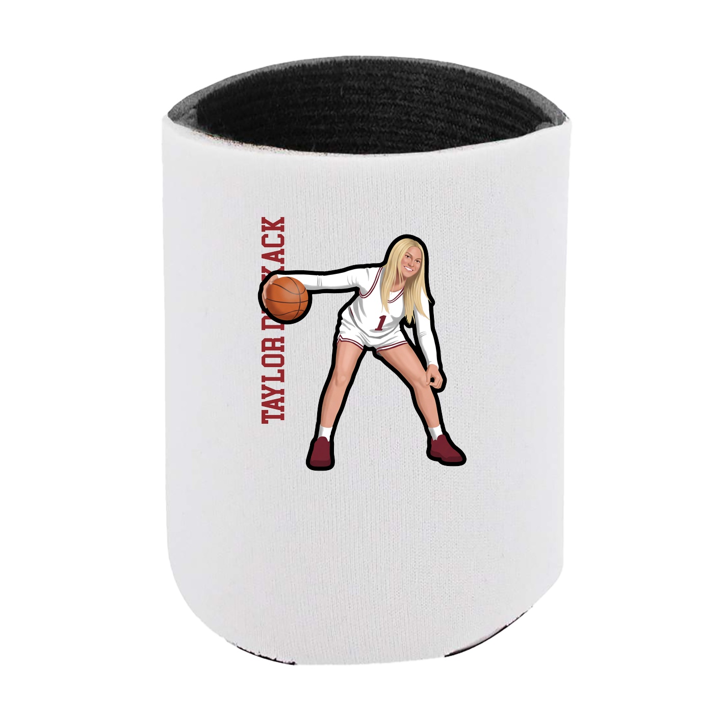 Can Holder — Name Vertical in White
