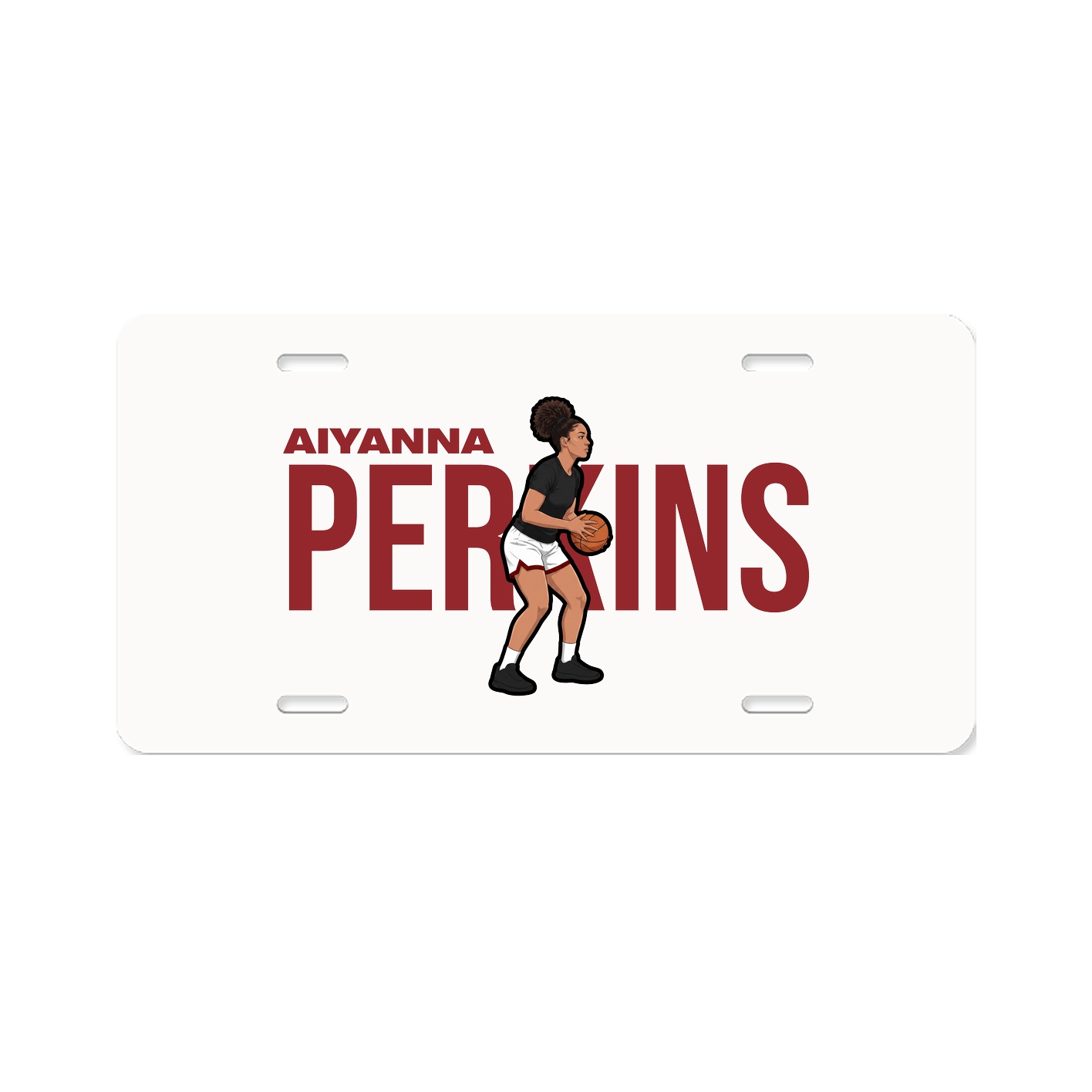 License Plate — Player Name in Classic