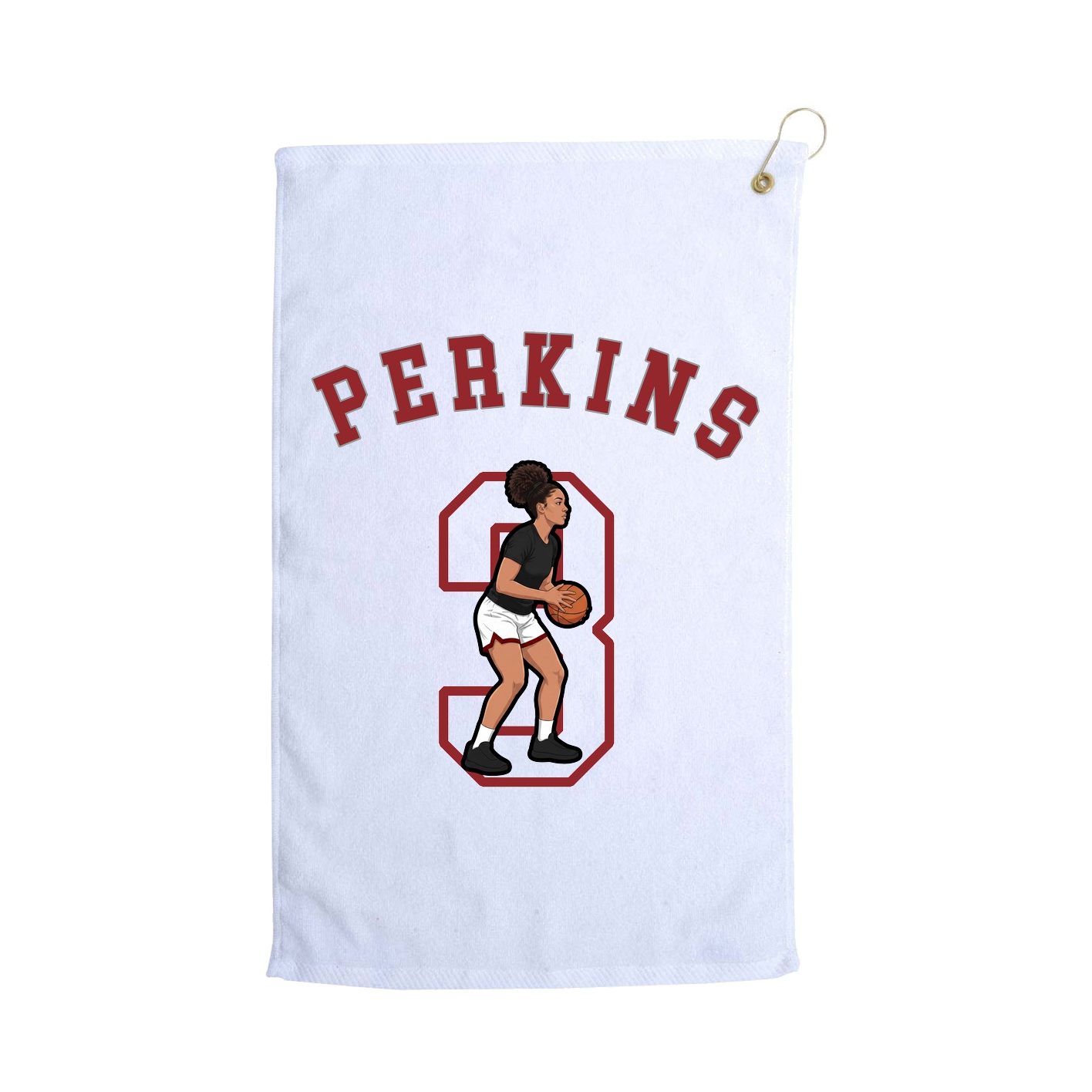 Golf Towel — Shirsey Arch in White
