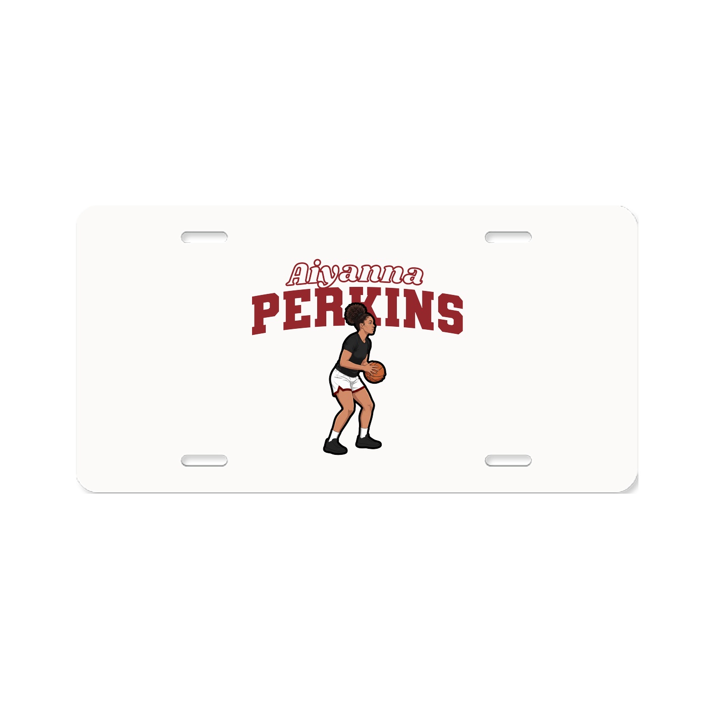 License Plate — Name Arch in Classic