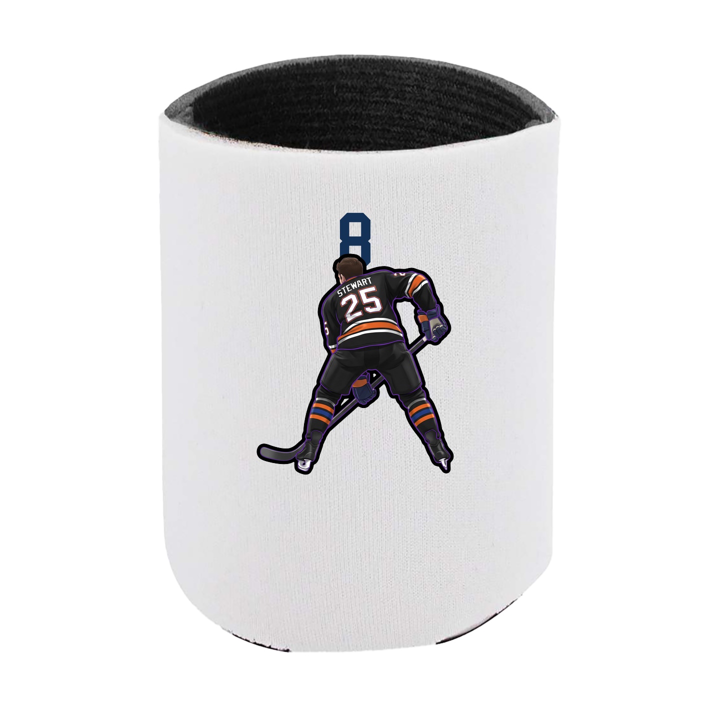 Can Holder — Number Top in White