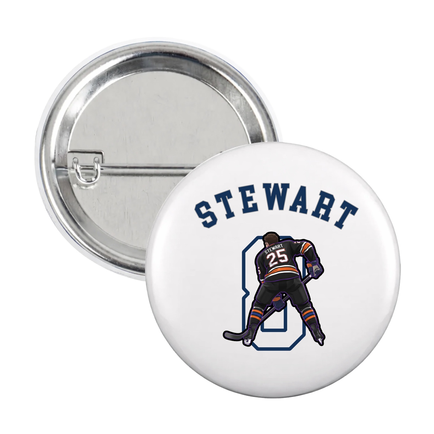 Game Day Button — Shirsey Arch in White
