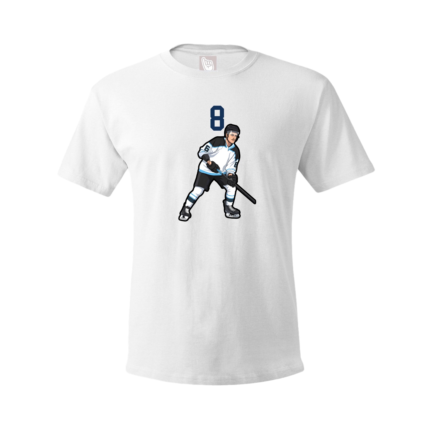Tee — Number Top in White