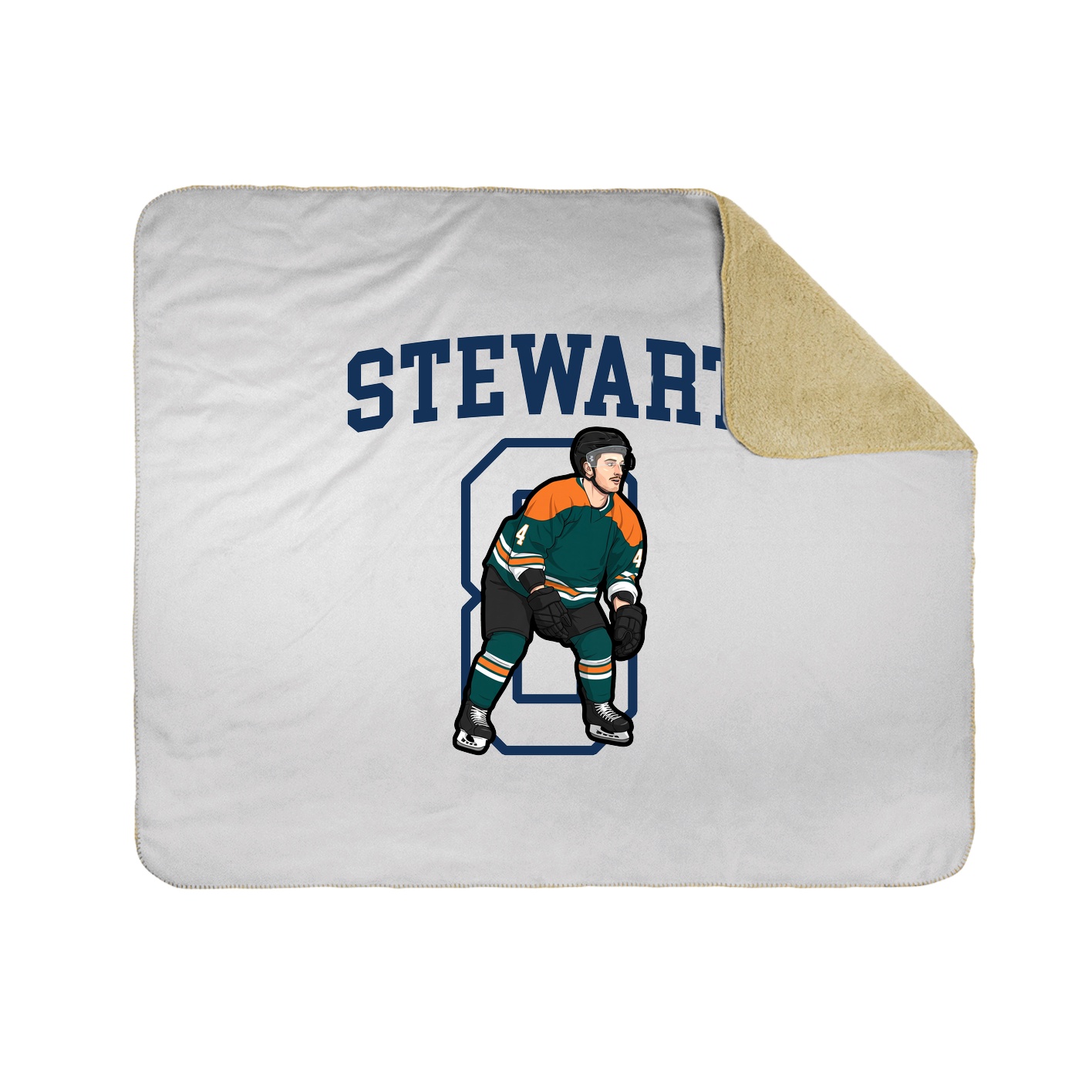 Throw Blanket — Shirsey in White