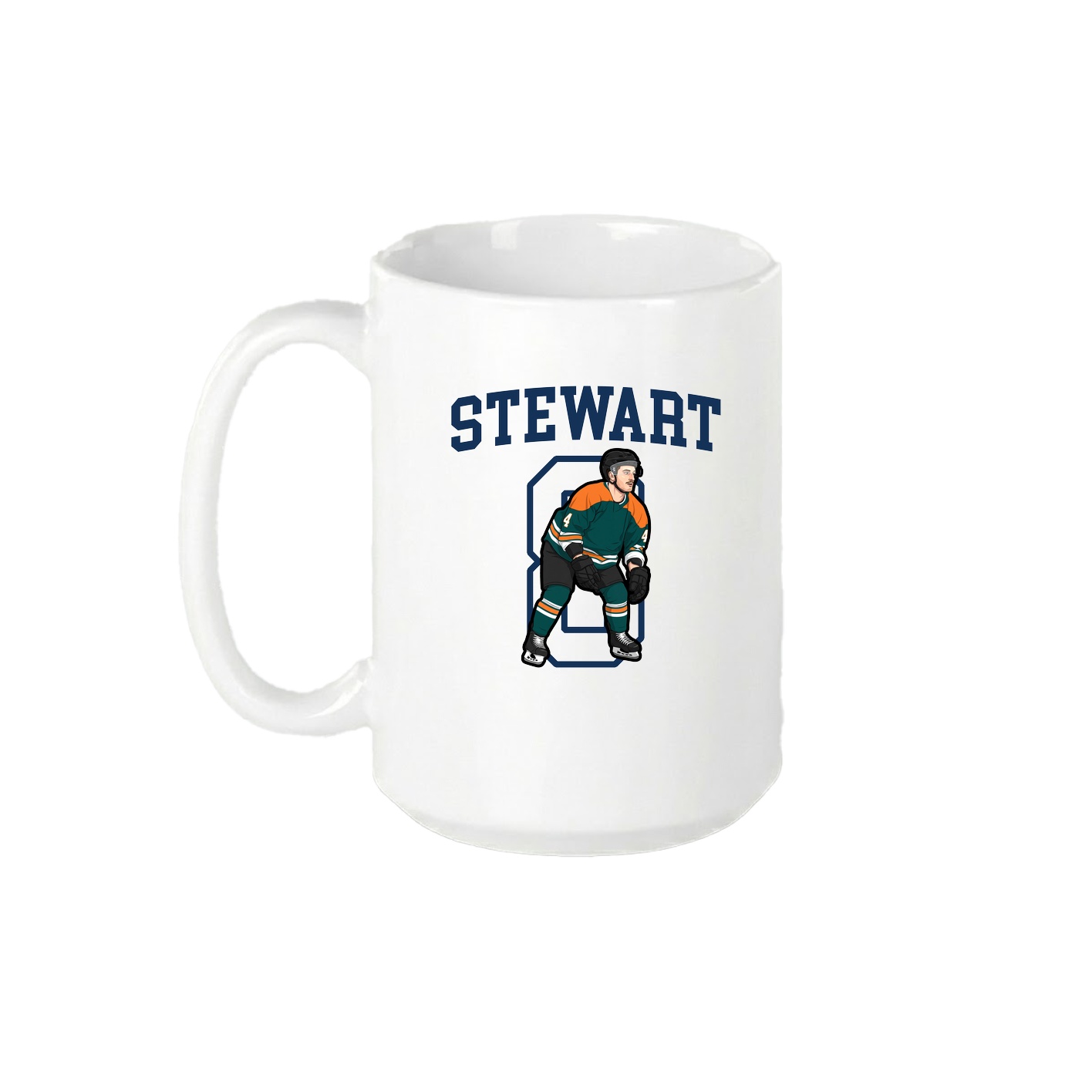 15oz Coffee Mug — Shirsey in White