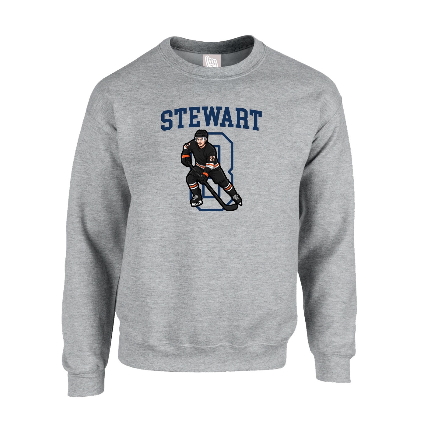 Fleece Crew — Shirsey in Grey