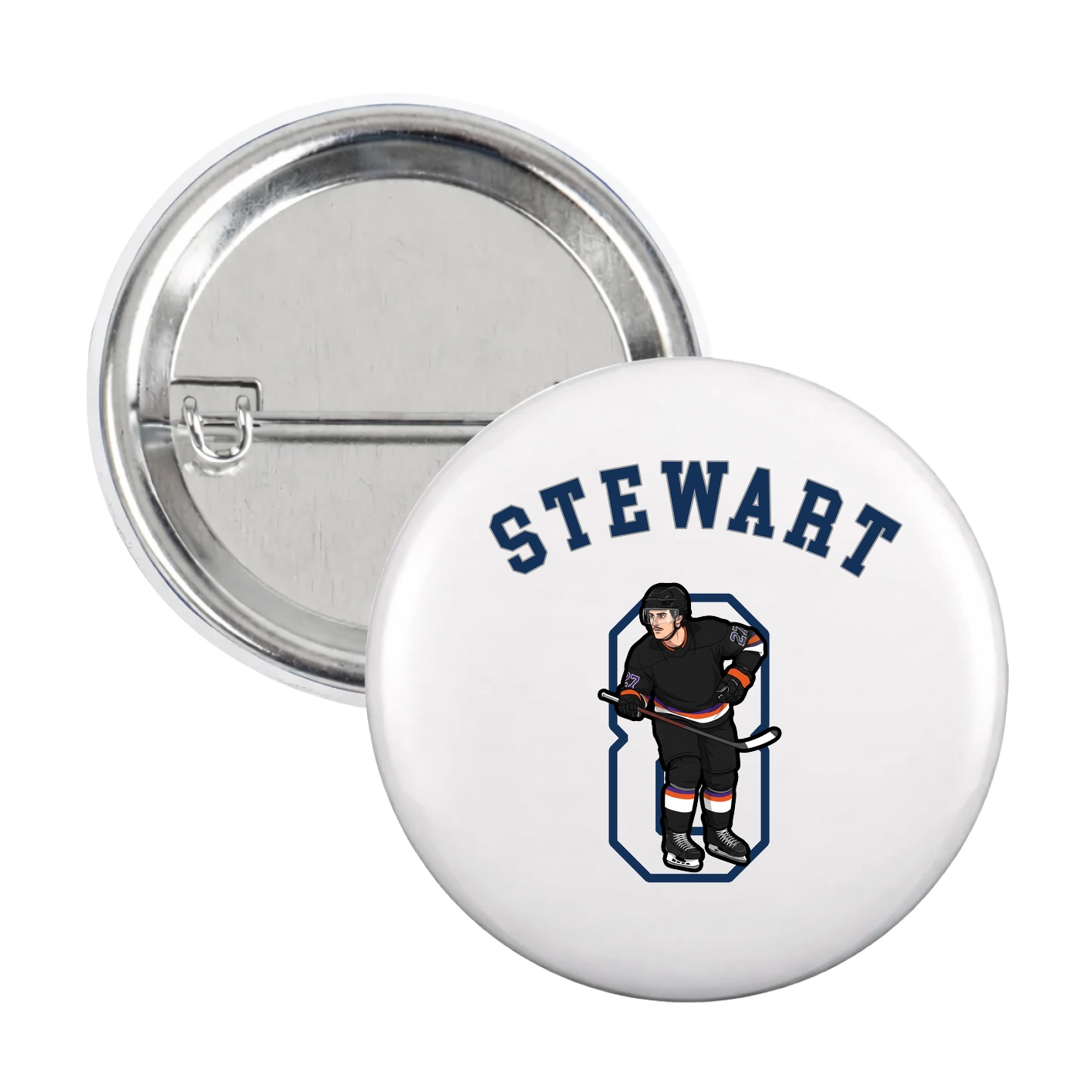 Game Day Button — Shirsey Arch in White