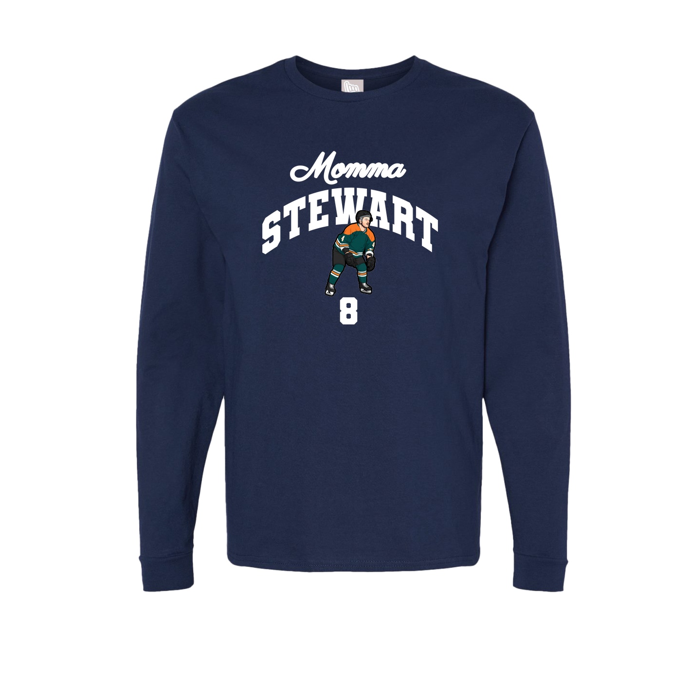 Long Sleeve Tee — Mothers Day Arch in Navy