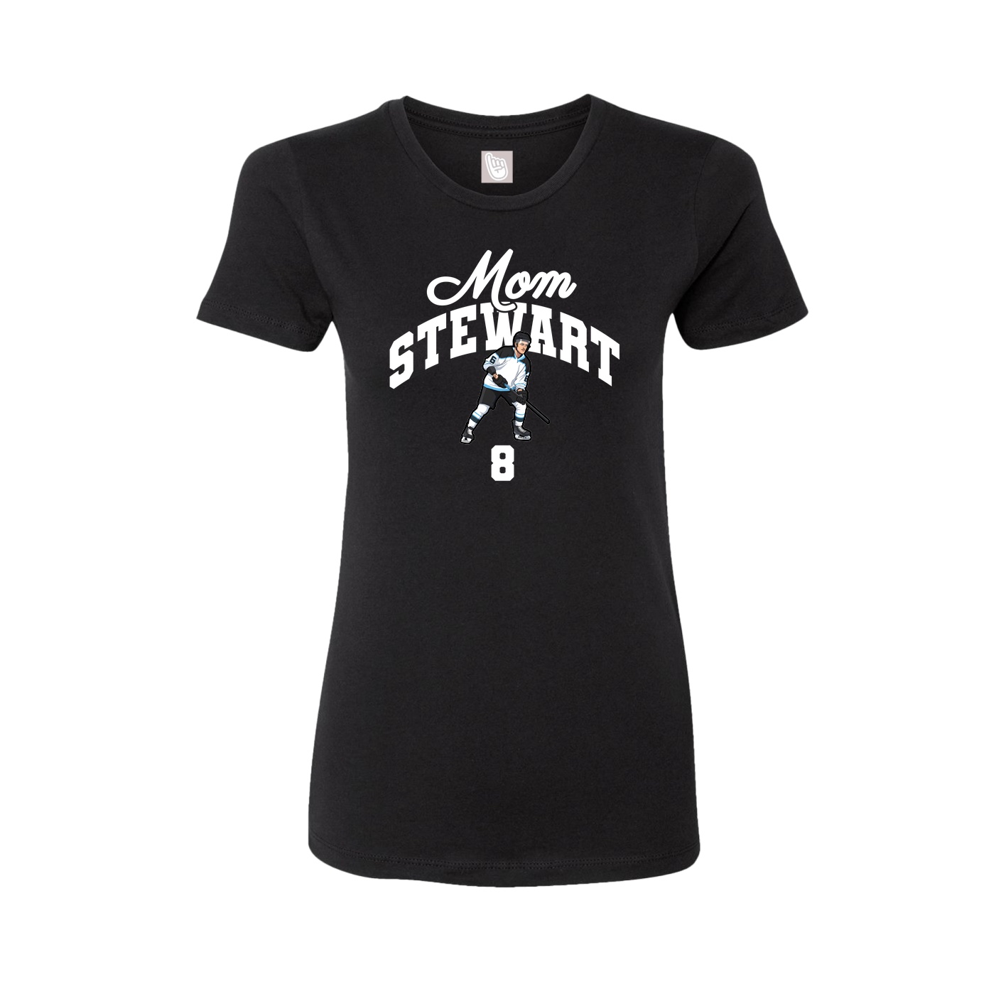 Womens Tee — Mothers Day Arch in Black
