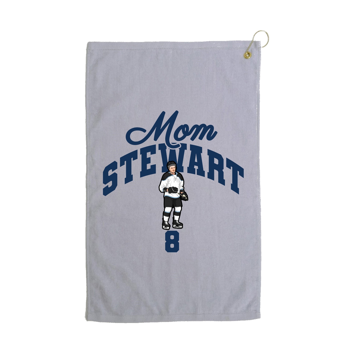 Golf Towel — Mothers Day Arch in Grey