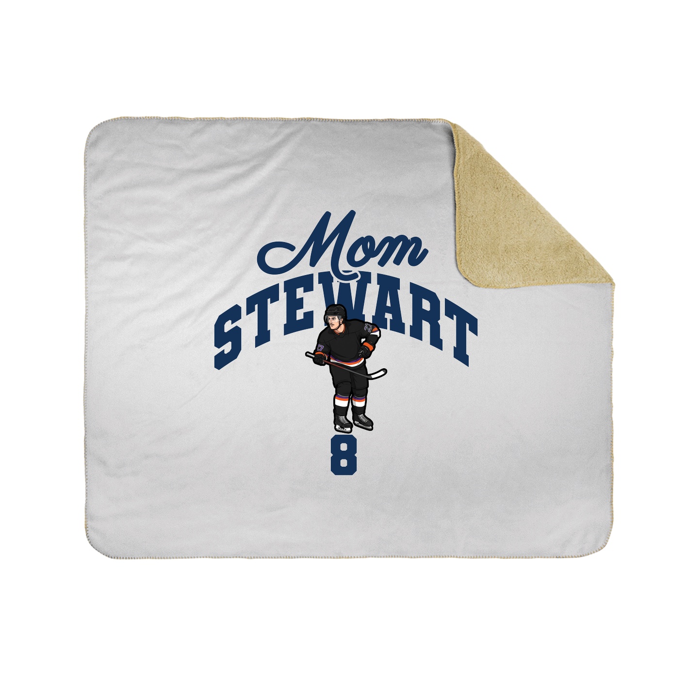 Throw Blanket — Mothers Day Arch in White