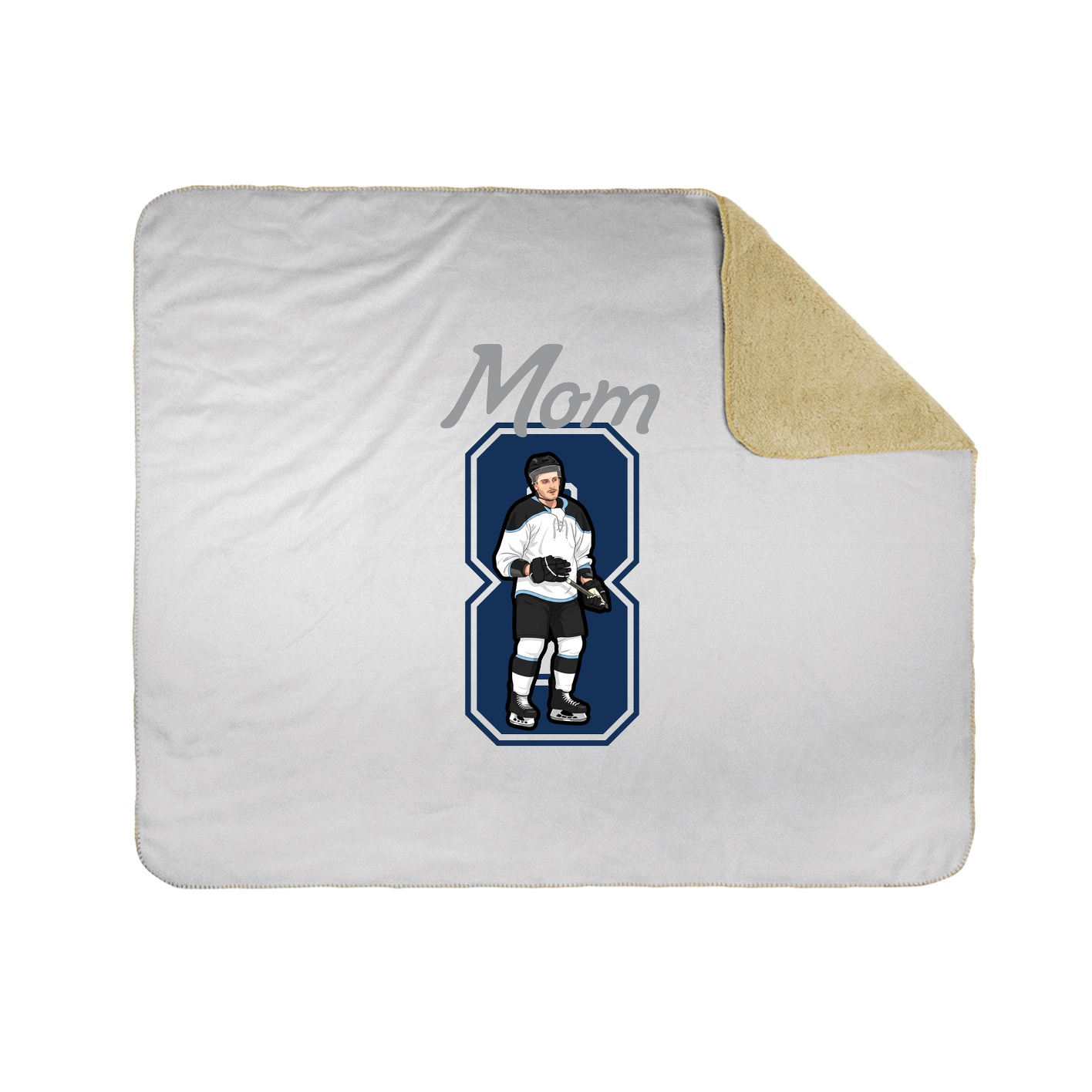 Throw Blanket — Mothers Day Shirsey in White