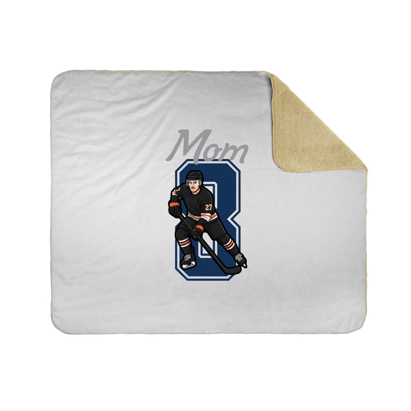 Throw Blanket — Mothers Day Shirsey in White