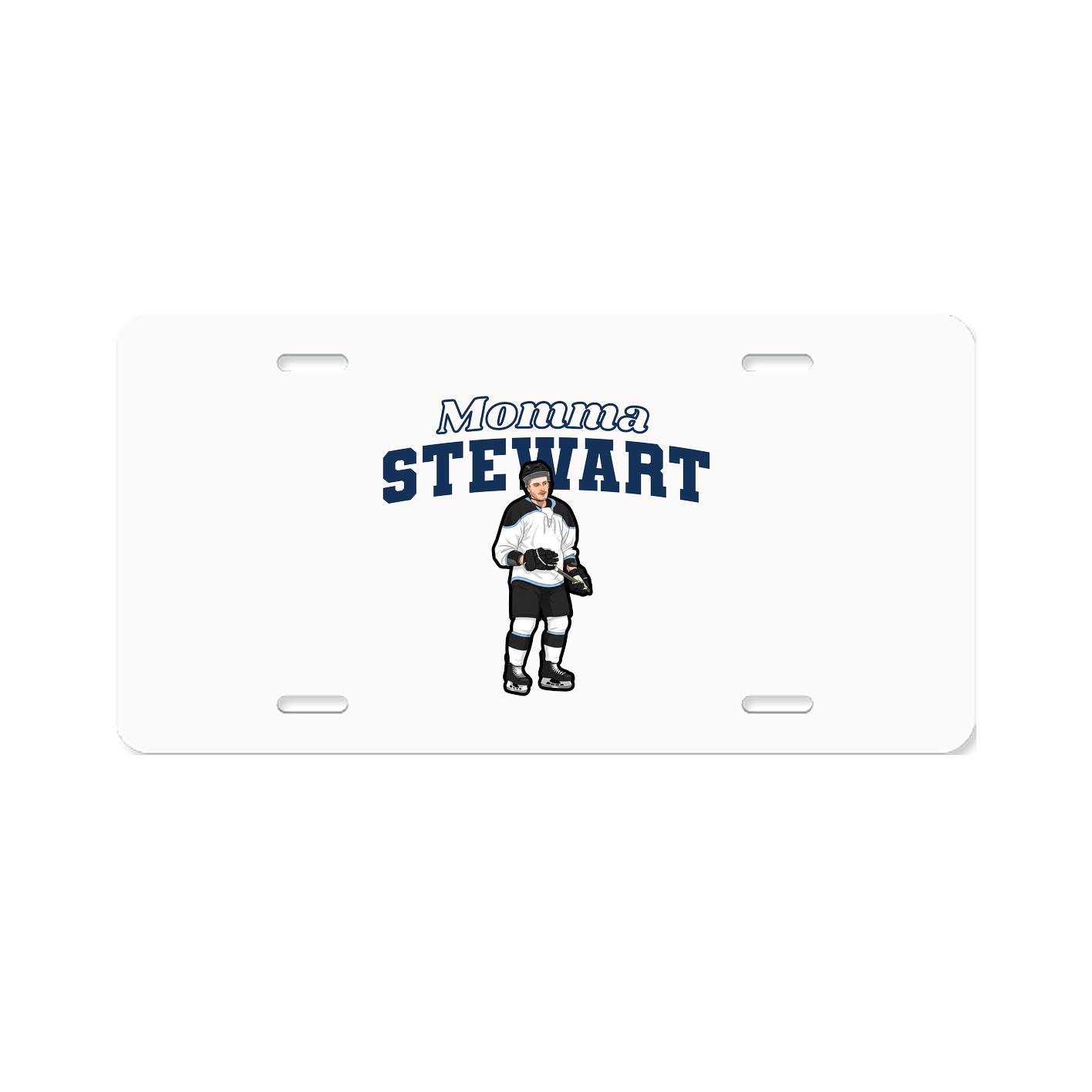 License Plate — Mothers Day Block in Classic