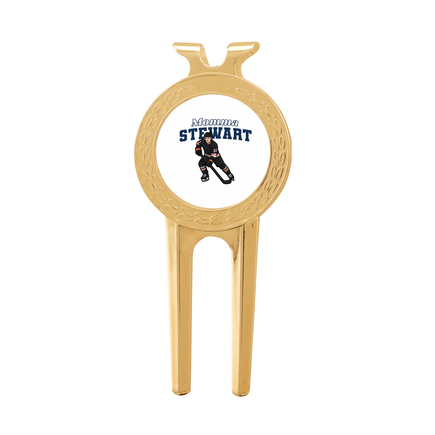 Divot Tool with Ball Marker — Mothers Day Block in Classic