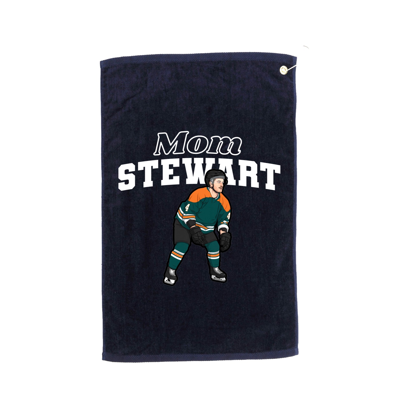 Golf Towel — Mothers Day Block in Navy