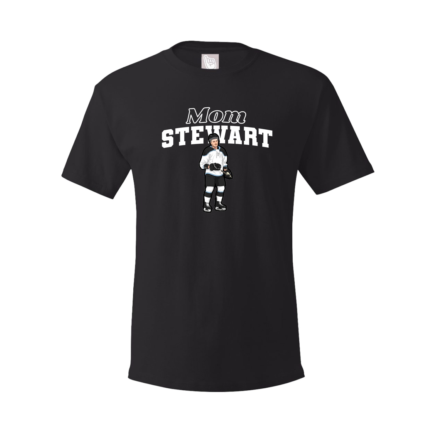 Youth Tee — Mothers Day Block in Black