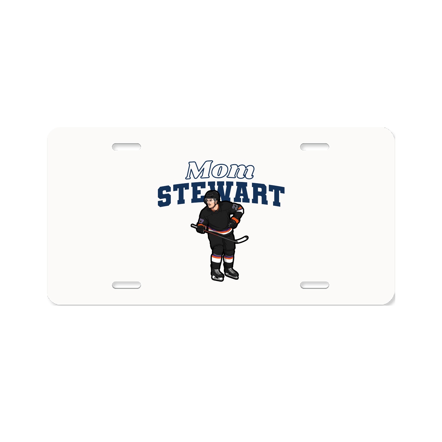 License Plate — Mothers Day Block in Classic