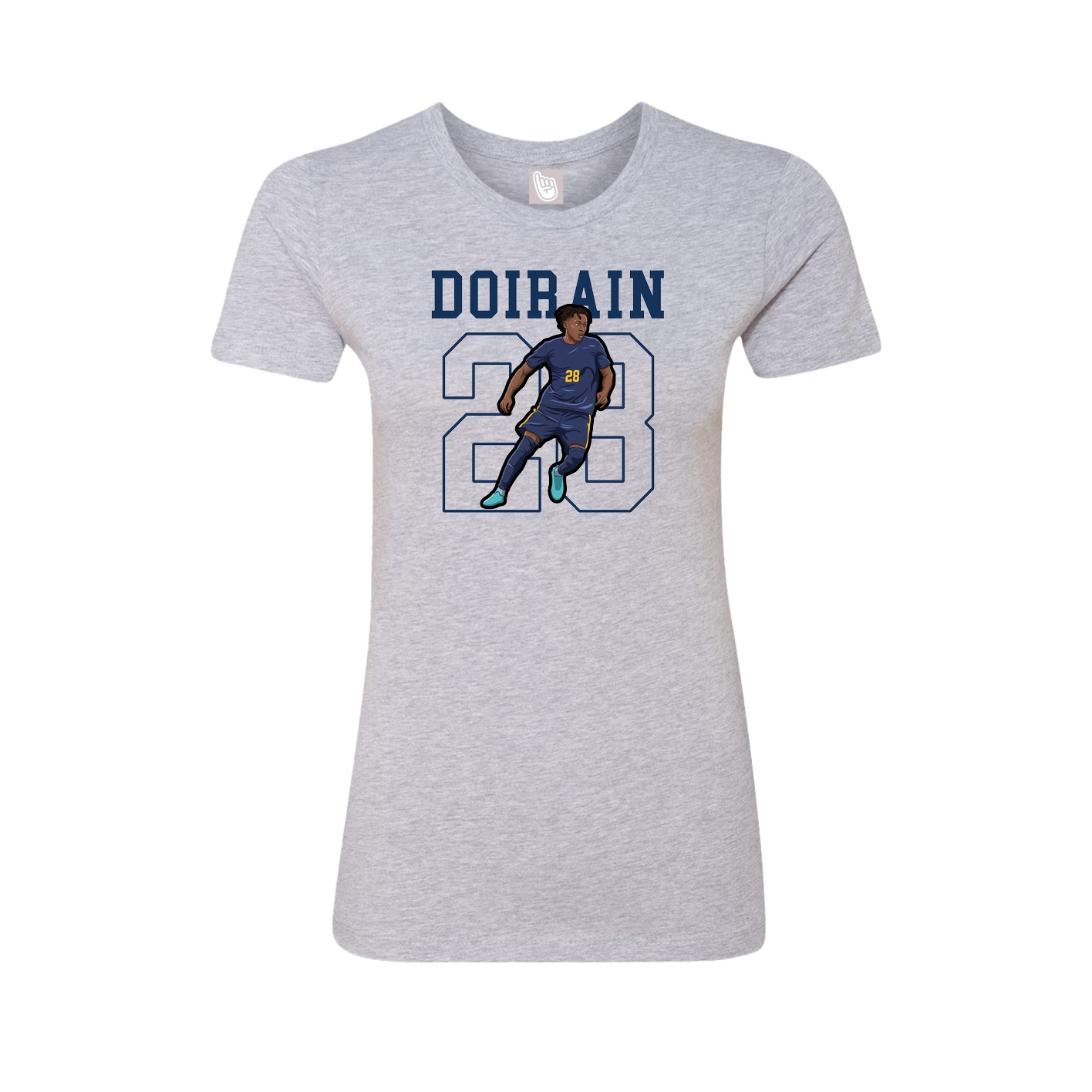 Fitted Women's Tee — Shirsey in Grey