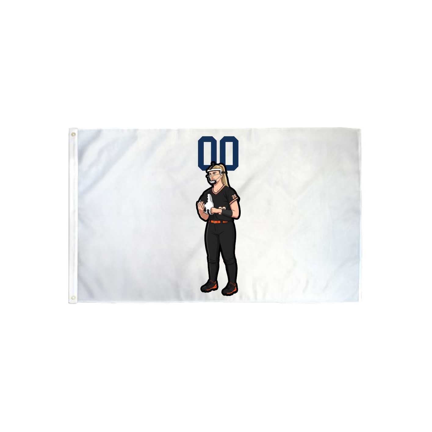 3x5 Flag — Number Top in Classic
