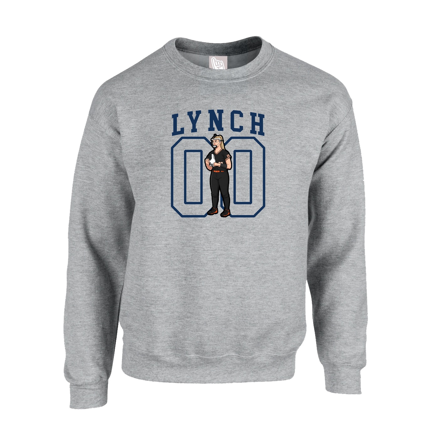 Fleece Crew — Shirsey in Grey