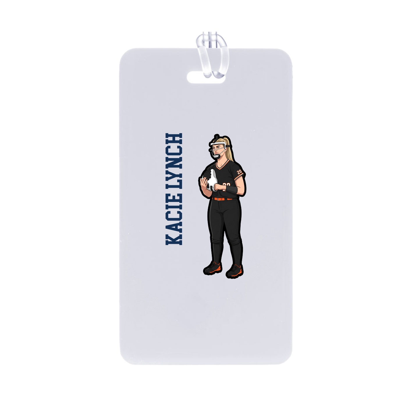 Bag Tag — Name Vertical in Classic