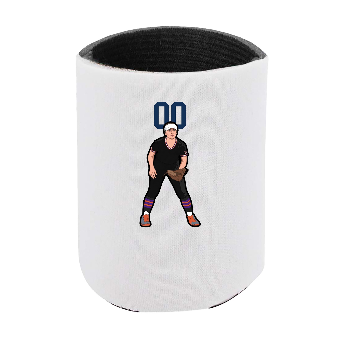 Can Holder — Number Top in White