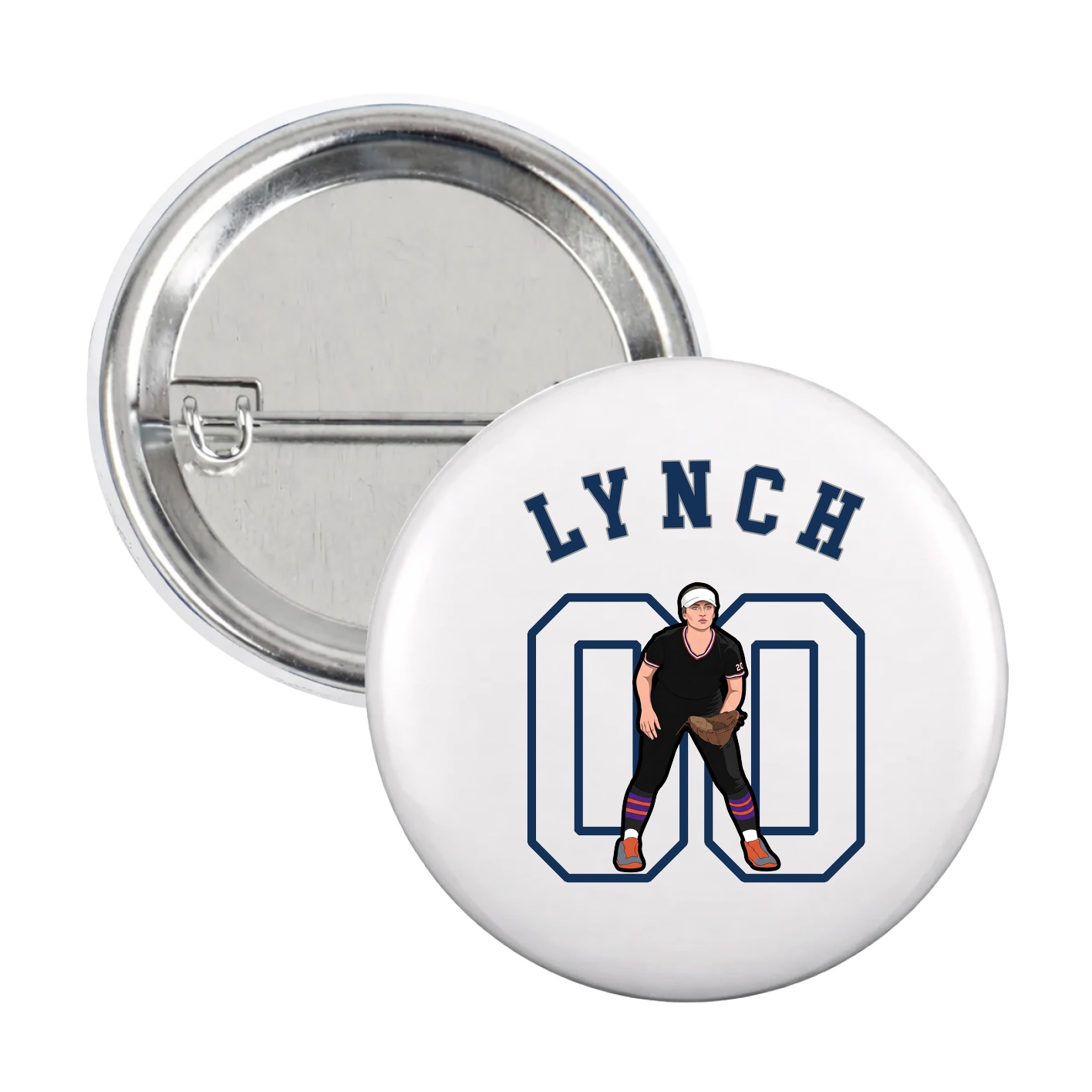 Game Day Button — Shirsey Arch in White