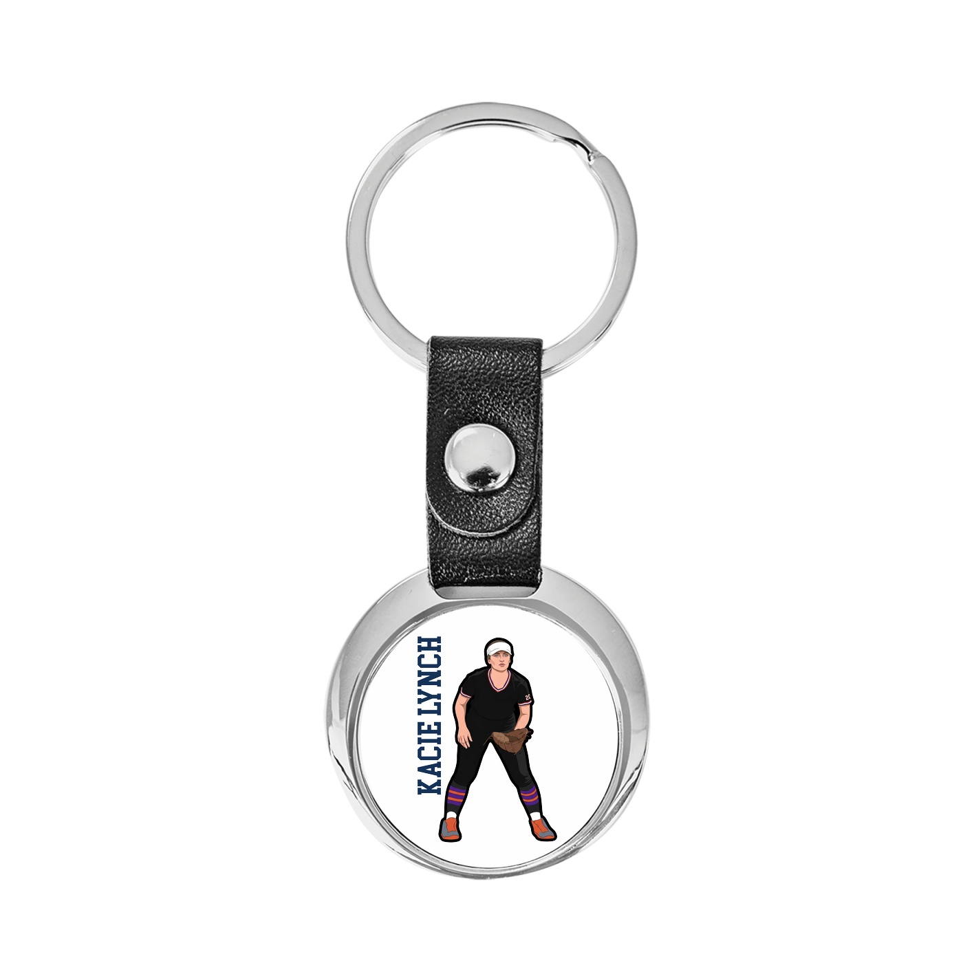 Key Chain — Name Vertical in Classic
