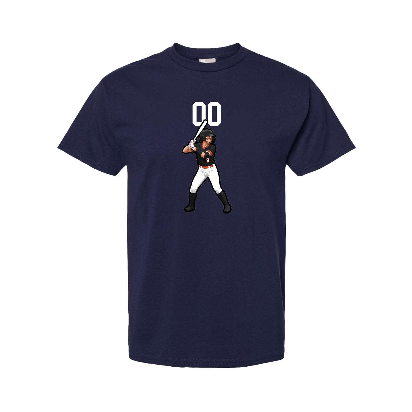 Tee — Number Top in Navy