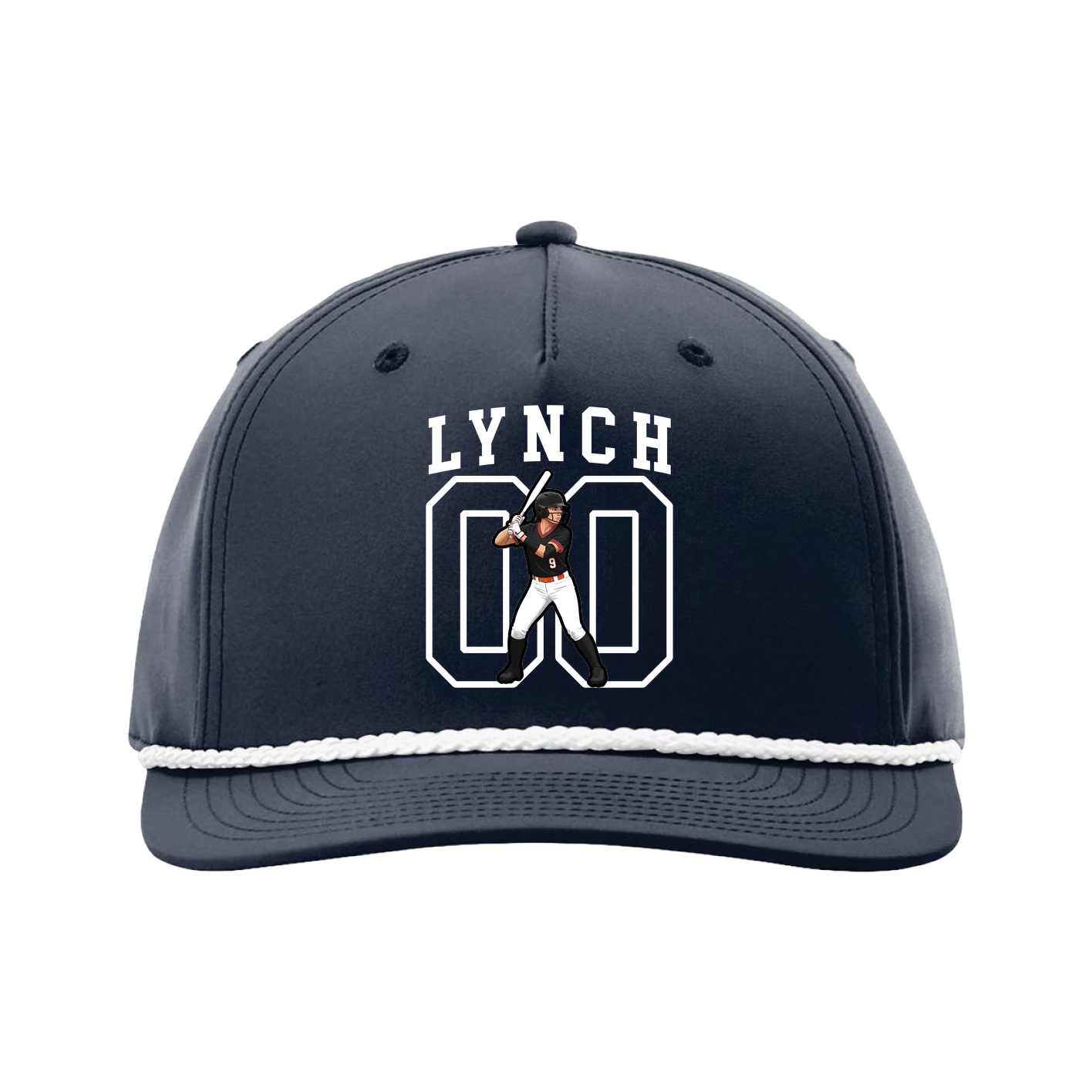 Five-Panel Classic Rope Cap — Shirsey in Navy