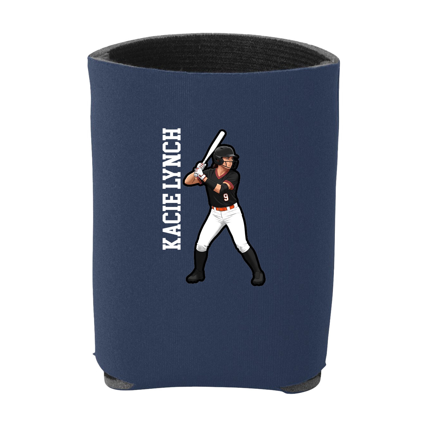 Can Holder — Name Vertical in Navy