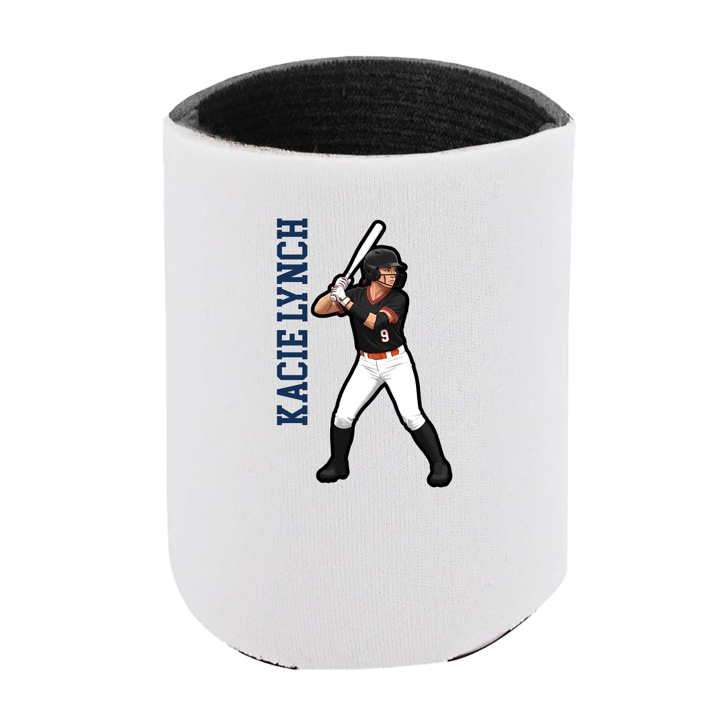 Can Holder — Name Vertical in White