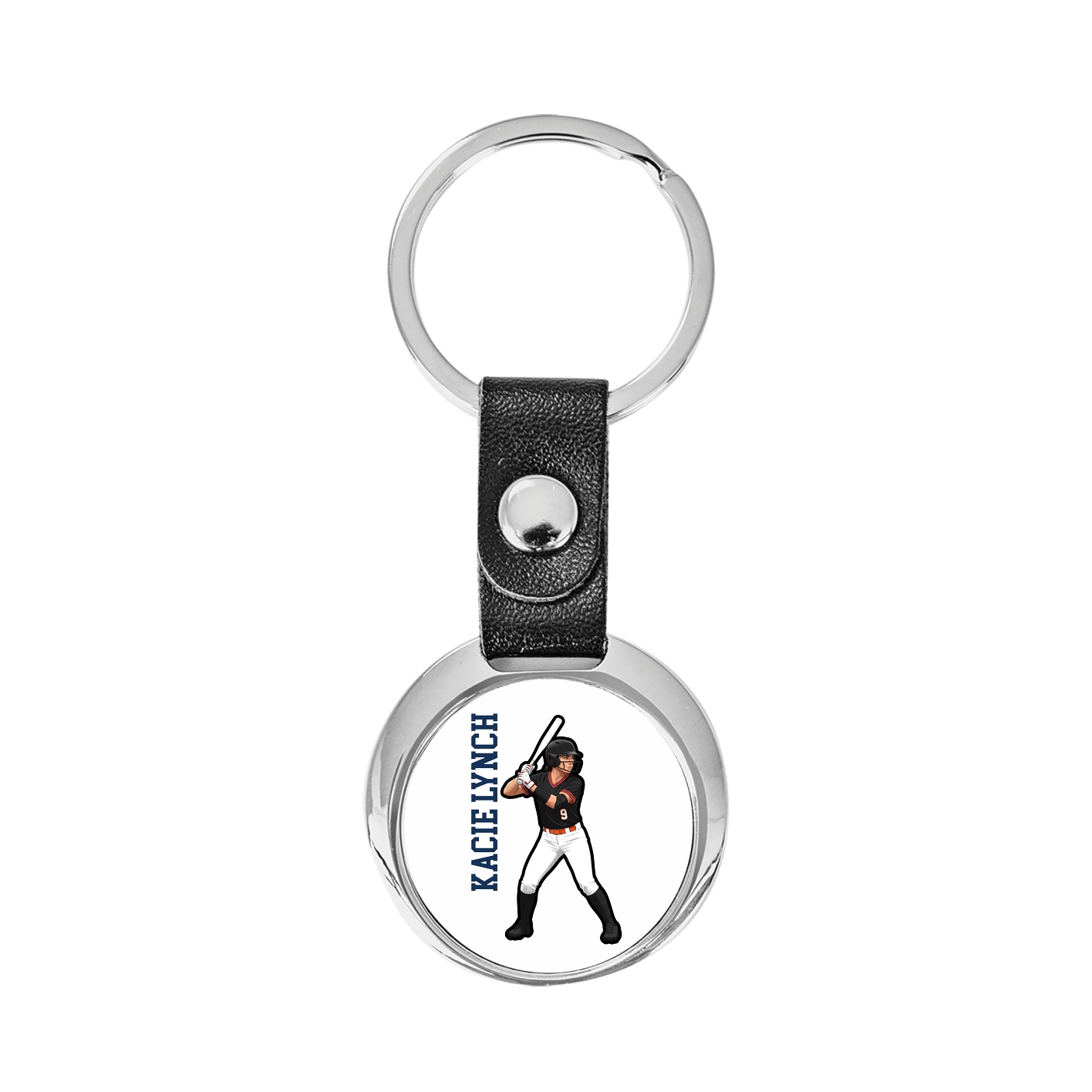 Key Chain — Name Vertical in Classic