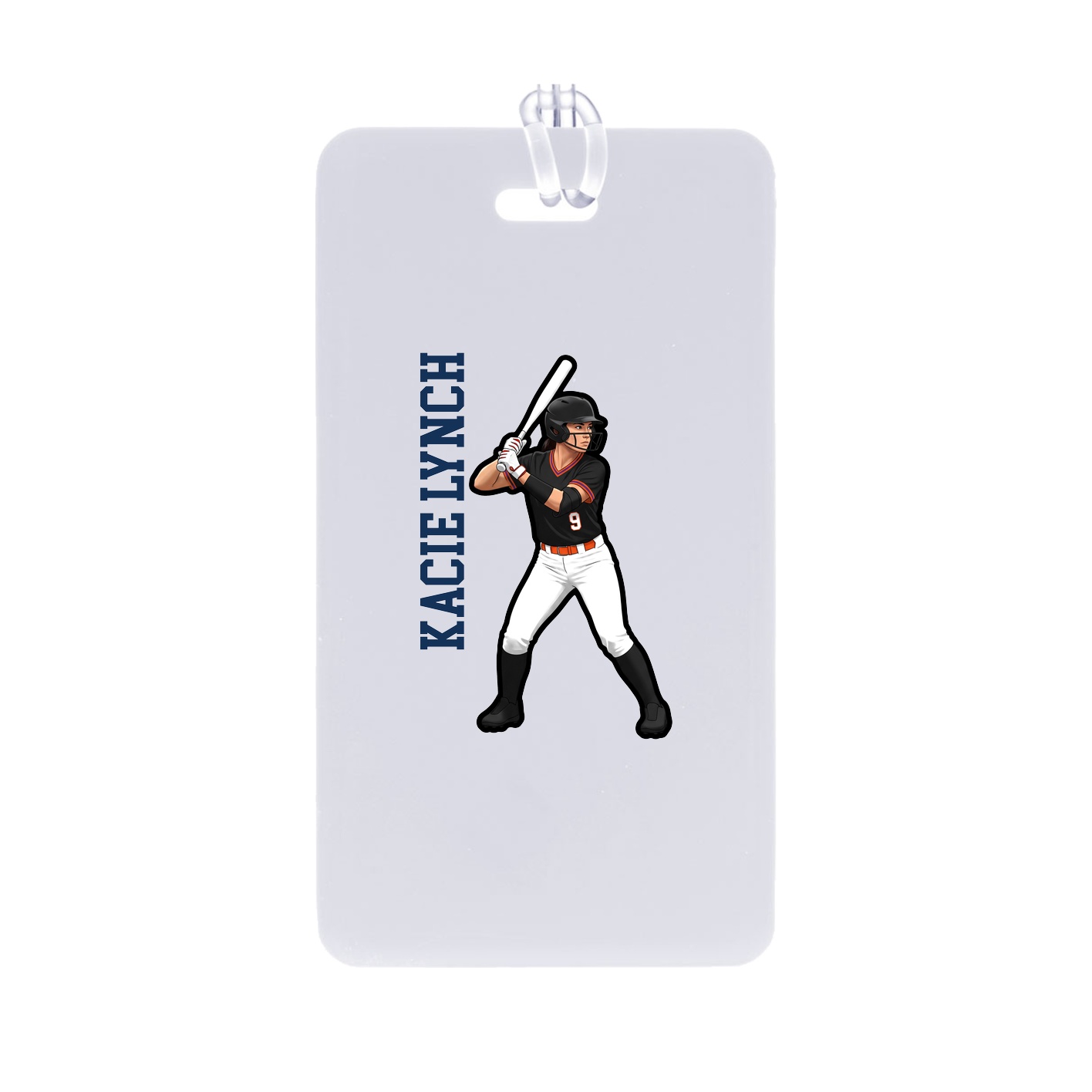 Bag Tag — Name Vertical in Classic