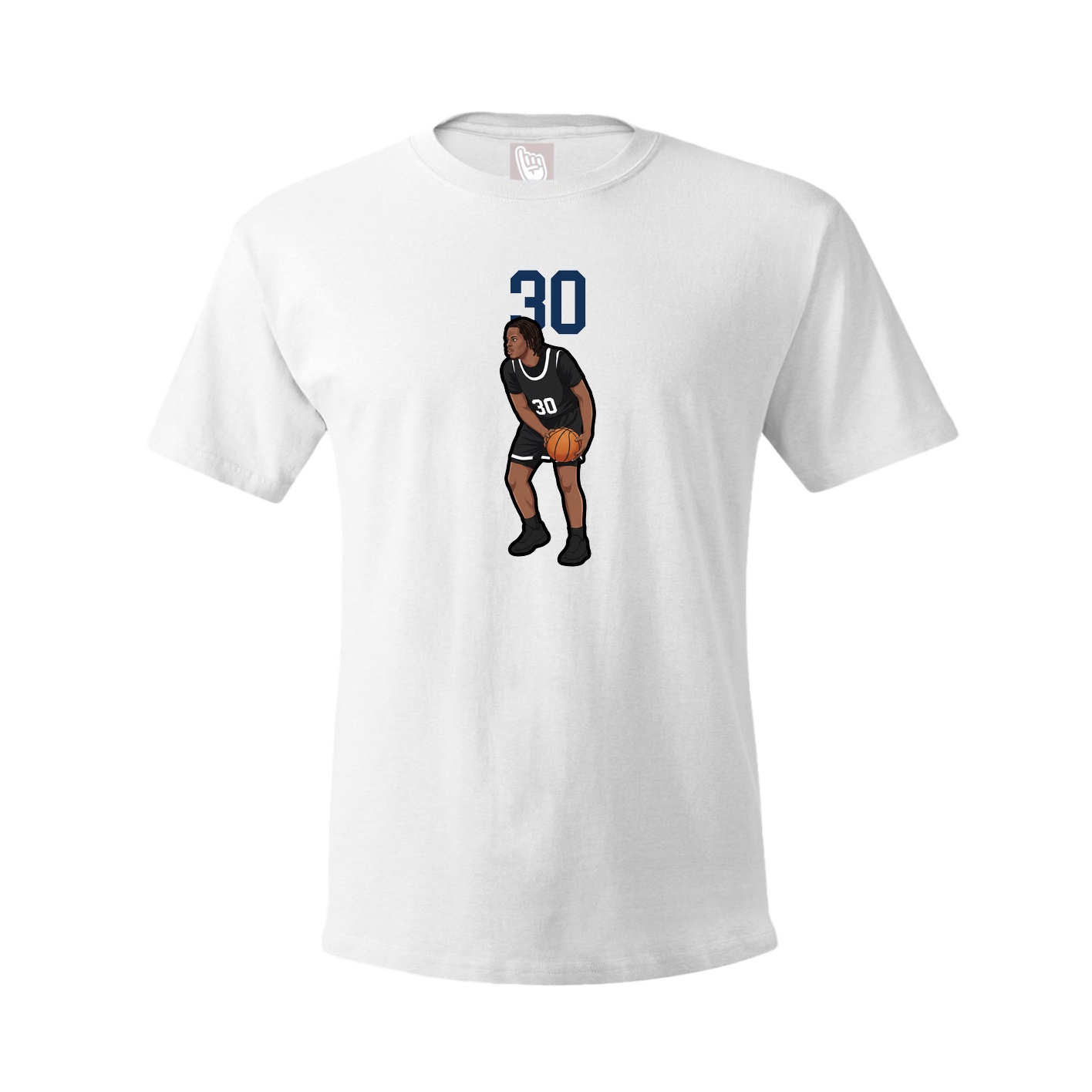 Tee — Number Top in White