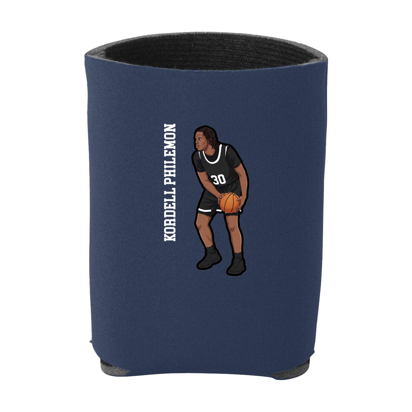 Can Holder — Name Vertical in Navy