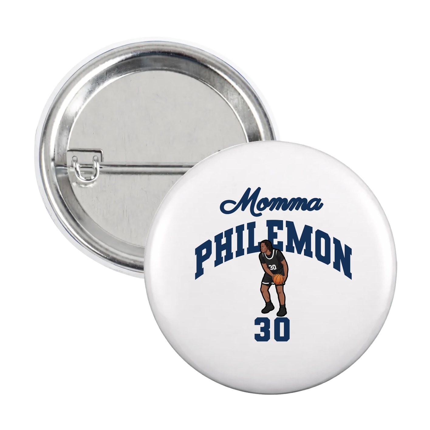 Game Day Button — Mothers Day Arch in White