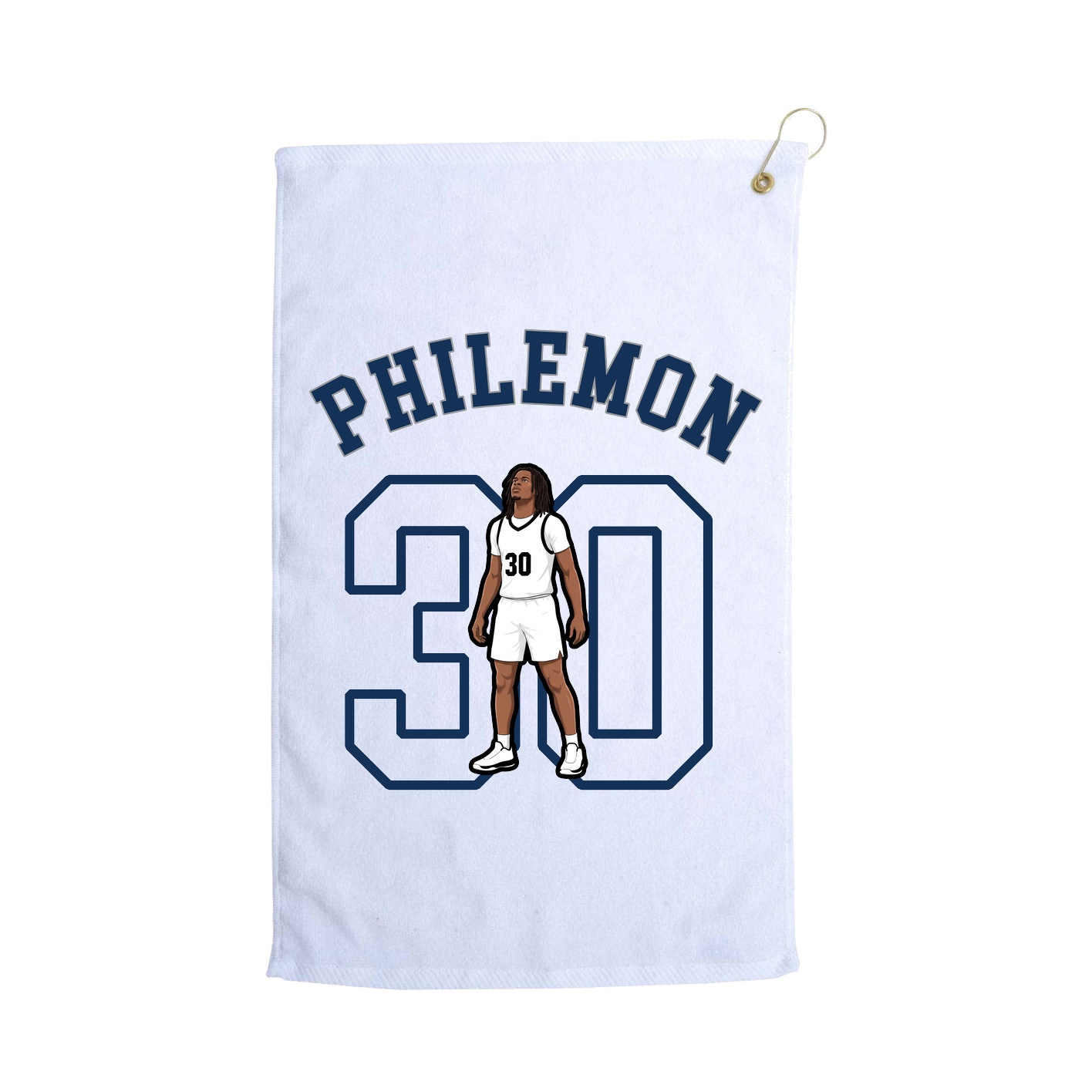 Golf Towel — Shirsey Arch in White