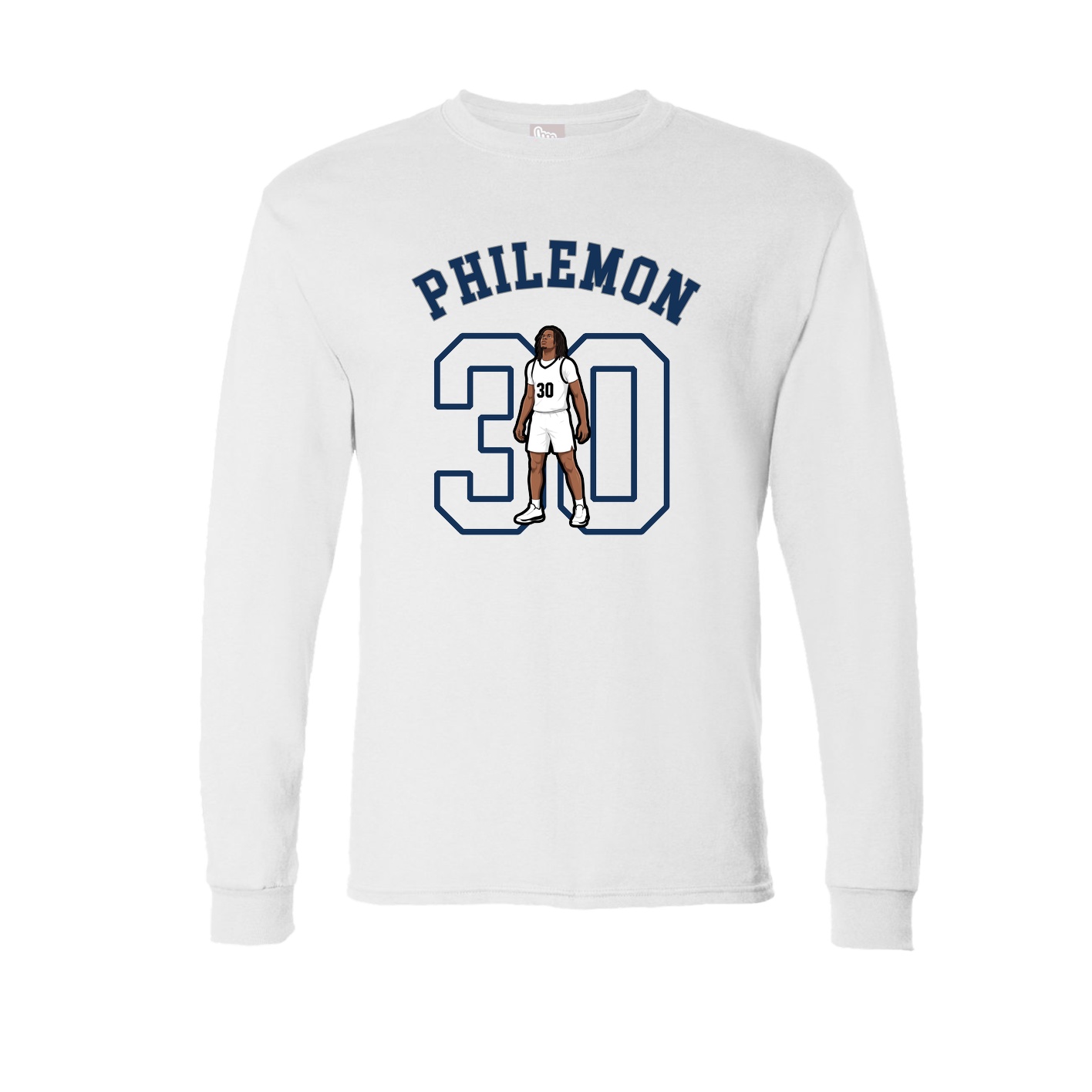 Long Sleeve Tee — Shirsey Arch in White