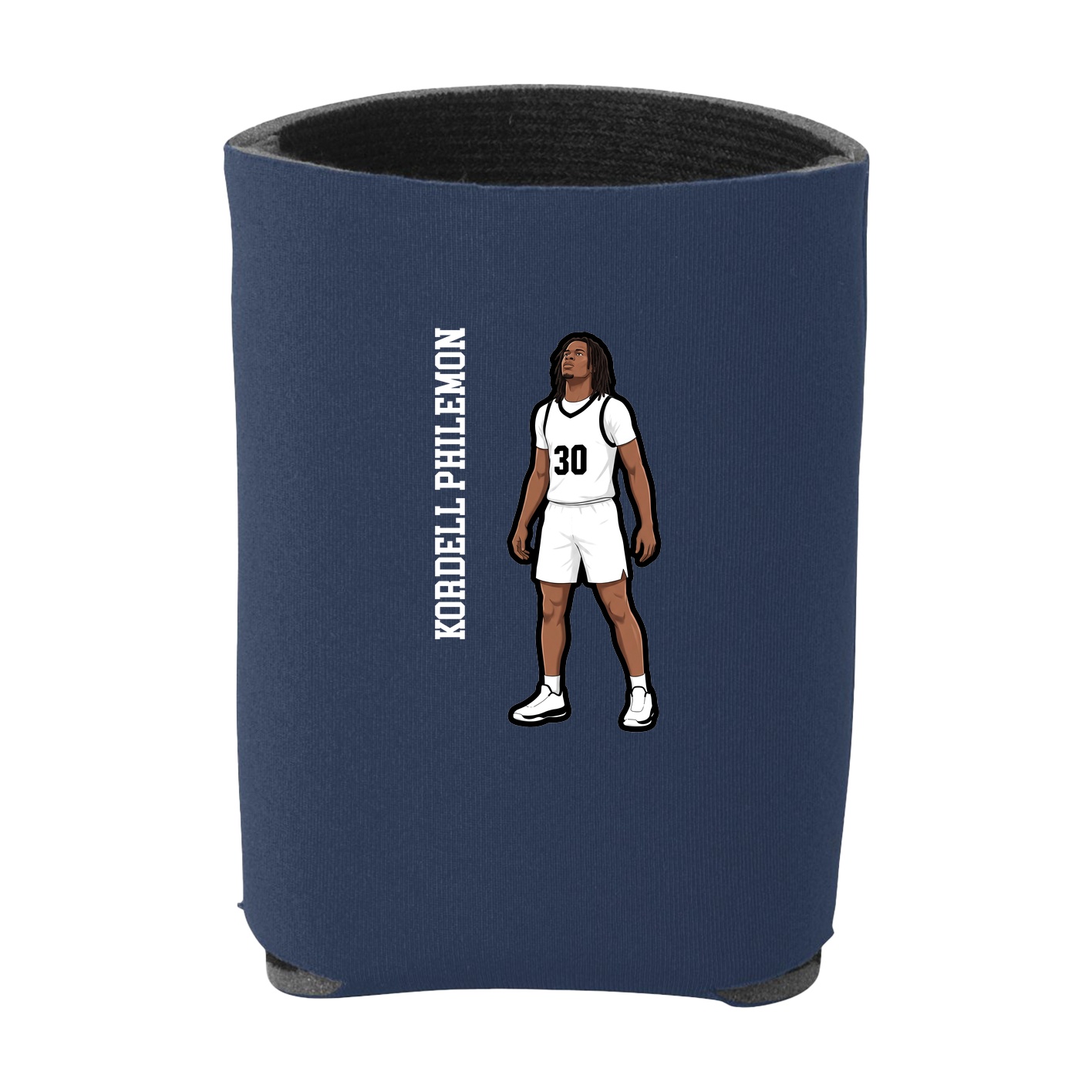 Can Holder — Name Vertical in Navy