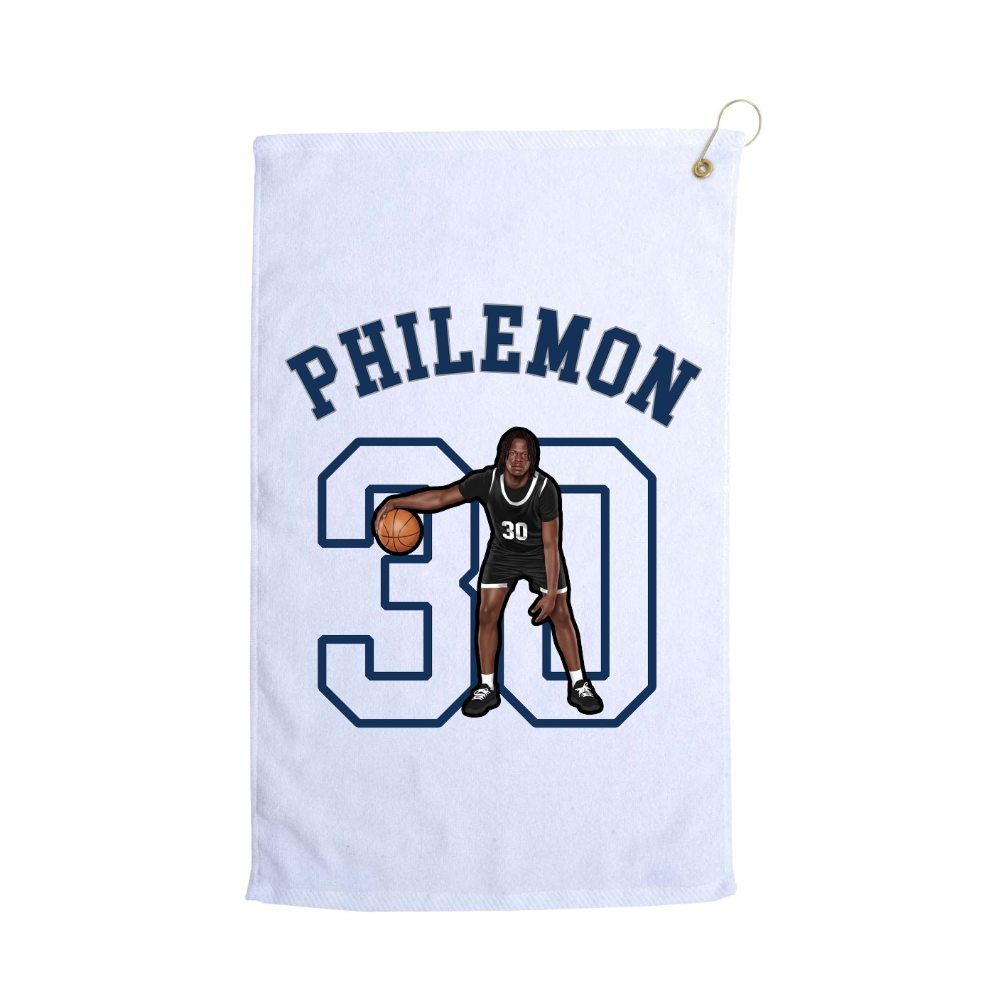 Golf Towel — Shirsey Arch in White
